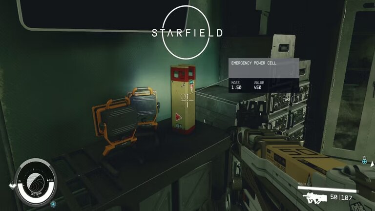 Jogador de Starfield mostra coleção de células de energia 