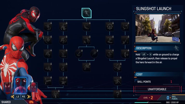 Melhores habilidades iniciais do Marvel’s Spider-Man 2