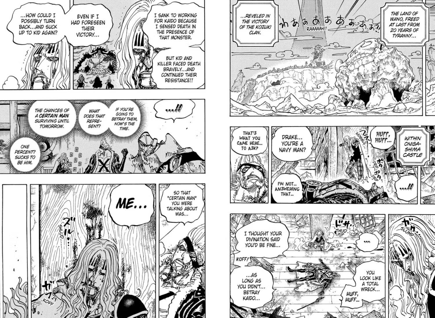 Arco Wano de One Piece  Anime esclarece destino ambíguo de aliado