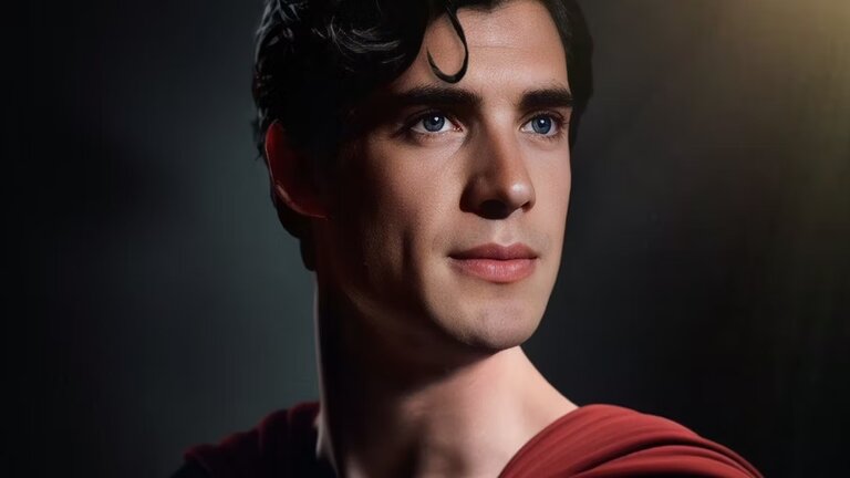 Superman: Legacy | David Corenswet aparece com o clássico traje do herói em arte inédita