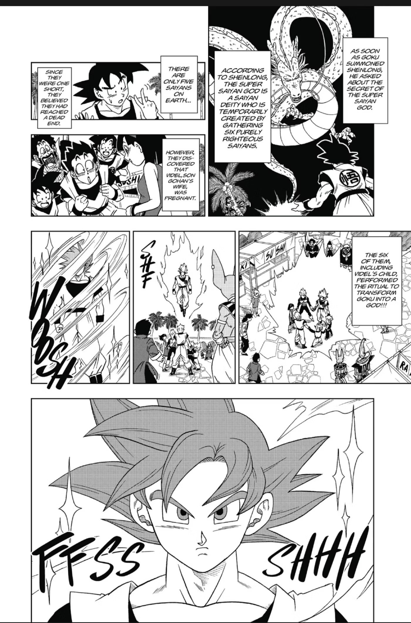 Dragon Ball Super roubou o Deus Super Saiyajin de um fã-quadrinho