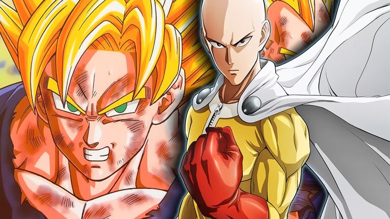 Saitama de One Punch Man é mais forte que Goku de Dragon Ball? 
