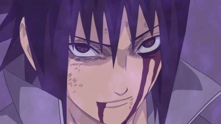 Por que o Susanoo de Sasuke é roxo em Naruto?