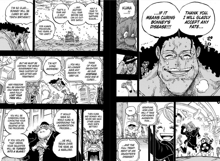 Kuma deve ter a história mais triste em One Piece