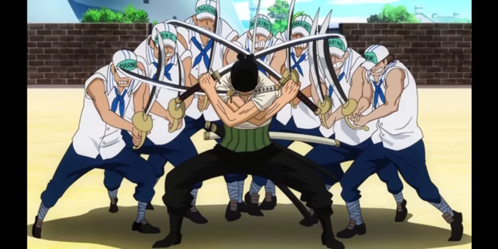 Cada espada empunhada por Zoro, o notável espadachim de One Piece