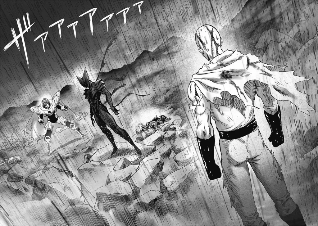 One Punch Man revela as consequências da batalha épica entre Saitama e Garou: Um novo vilão