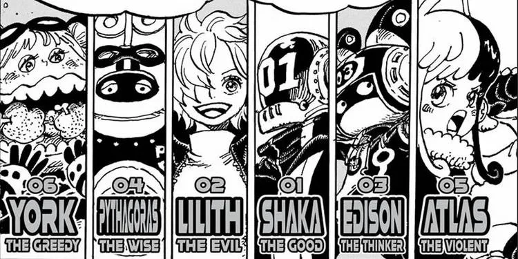 Vegapunk de One Piece e seus 6 clones, explicados