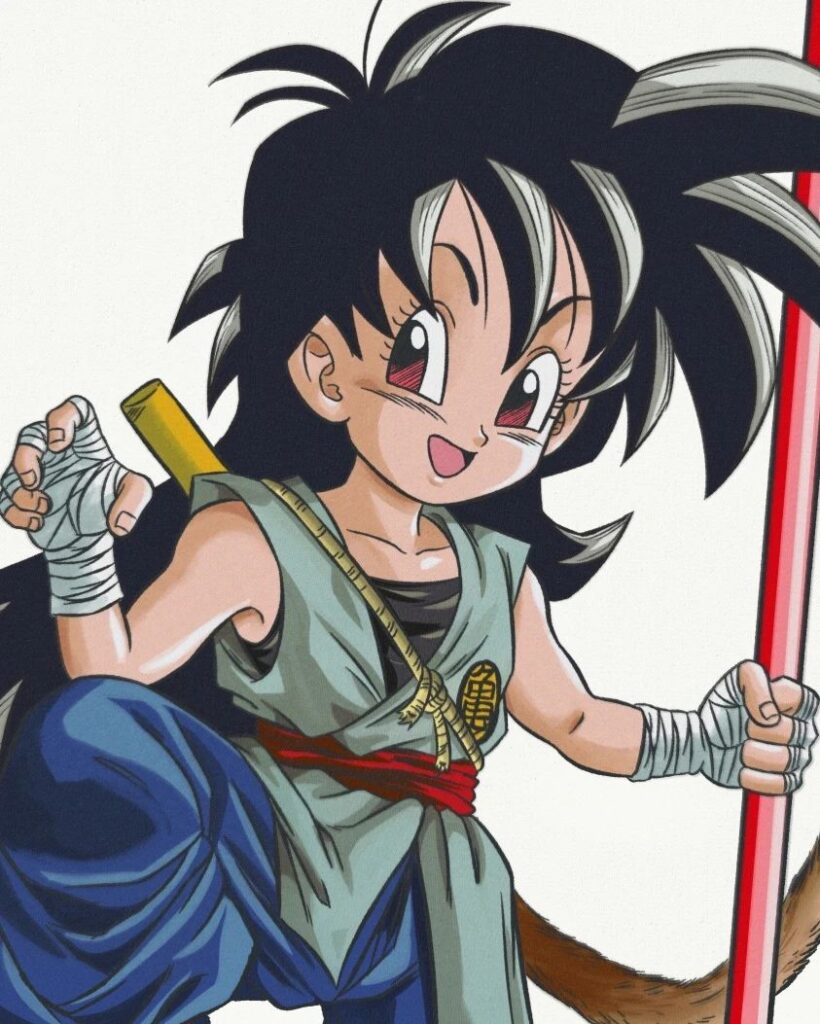 Dragon Ball: Ilustração revela como seria o visual da filha de Goku